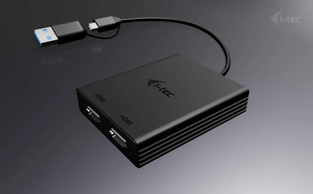 i-tec USB-A/USB-C Dual 4K/60 Hz HDMI Video Adapter – Bild 4