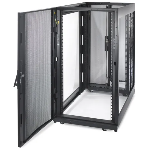 APC NetShelter SX, 24 HE Server Rack-Gehäuse, 600 mm x 1070 mm, mit schwarzen Seitenteilen – Bild 4