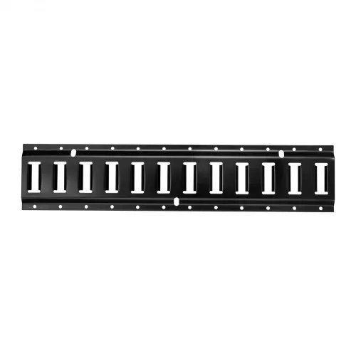 VEVOR E-Track-Zurrschienen-Set, 4er-Pack 0,6 m E-Track-Schienen, 20 Stk, inkl. 2 Ratschengurten & 4 O-Ringen & 4 Zurrgurten mit D-Ring & 2 Einzelschlitzen & 8 Endkappen, für Garagen, Lieferwagen – Bild 8