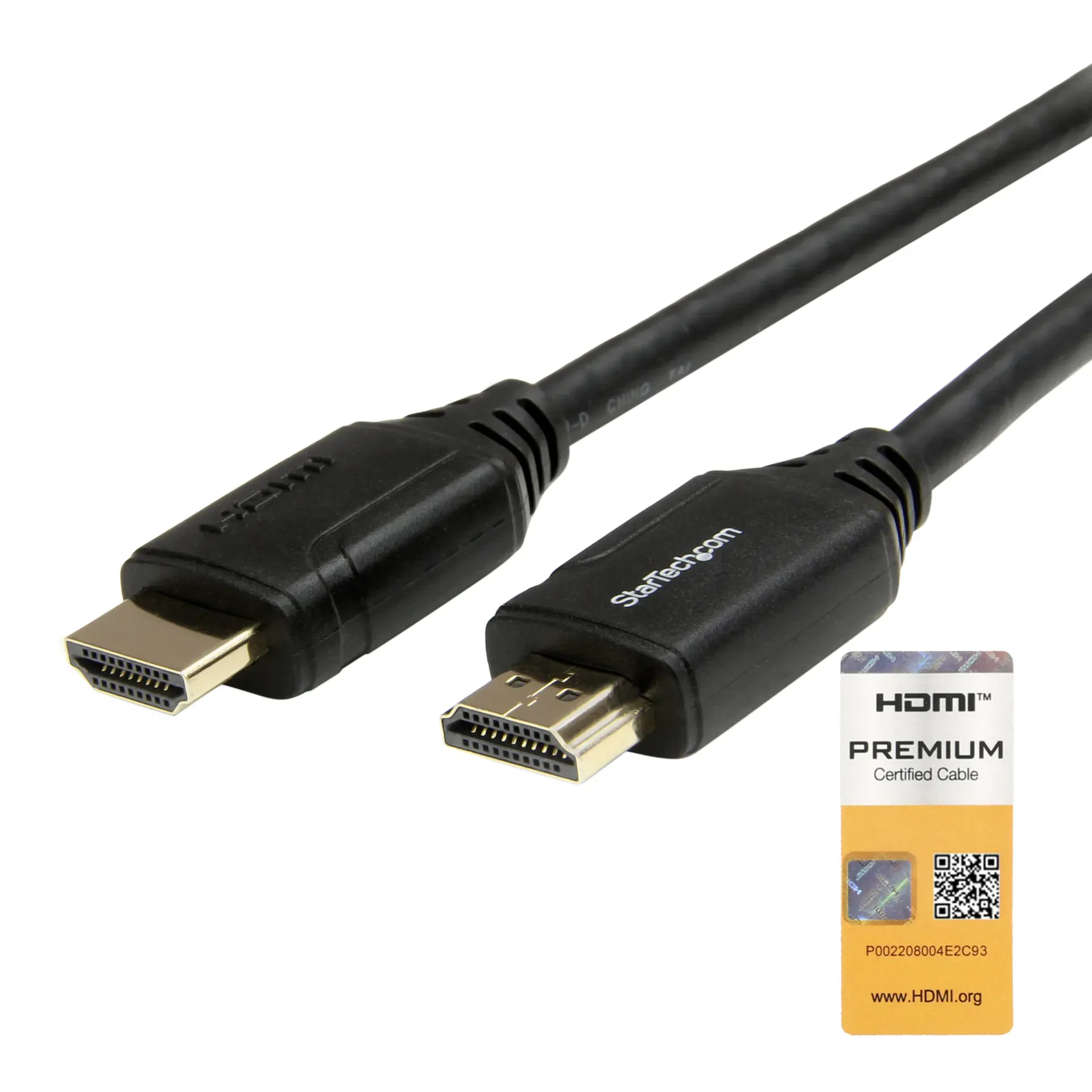 StarTech.com 2m Premium Zertifiziertes HDMI 2.0 Kabel mit Ethernet – High Speed UHD 4K 60Hz HDR – Robustes M/M HDMI Verbindungsabel mit Aramidfaser – TPE – Für UHD Monitoren/TVs/Displays StarTech.com 2m Premium Zertifiziertes HDMI 2.0 Kabel mit Ethernet – High Speed UHD 4K 60Hz HDR – Robustes M/M HDMI Verbindungsabel mit Aramidfaser – TPE – Für UHD Monitoren/TVs/Displays