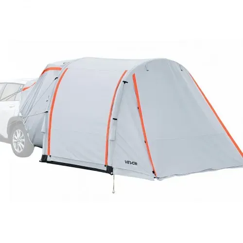VEVOR Aufblasbares Heckklappenzelt Autozelt (2042+1020) x 2438 x 2020 mm, Wasserdichtes (PU2000 mm) Campingzelt mit Belüfteten Türen & Moskitonetzen, SUV-Heckzelt für Camping Wandern, inkl. Luftpumpe – Bild 10