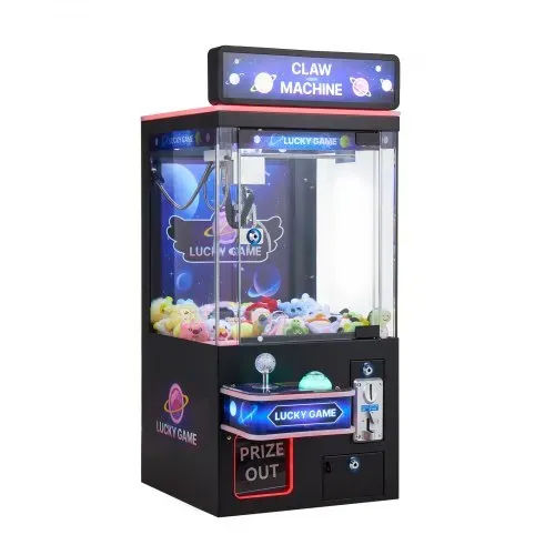 VEVOR Greifautomat, Spielautomat, mittelgroßer Arcade-Spielautomat mit Licht & Ton, verstellbaren Stahlkrallen, Gewinnautomat, Greifer, Verkaufsspielzeug, für kommerzielles Heimkino, Schwarz-Lila – Bild 10