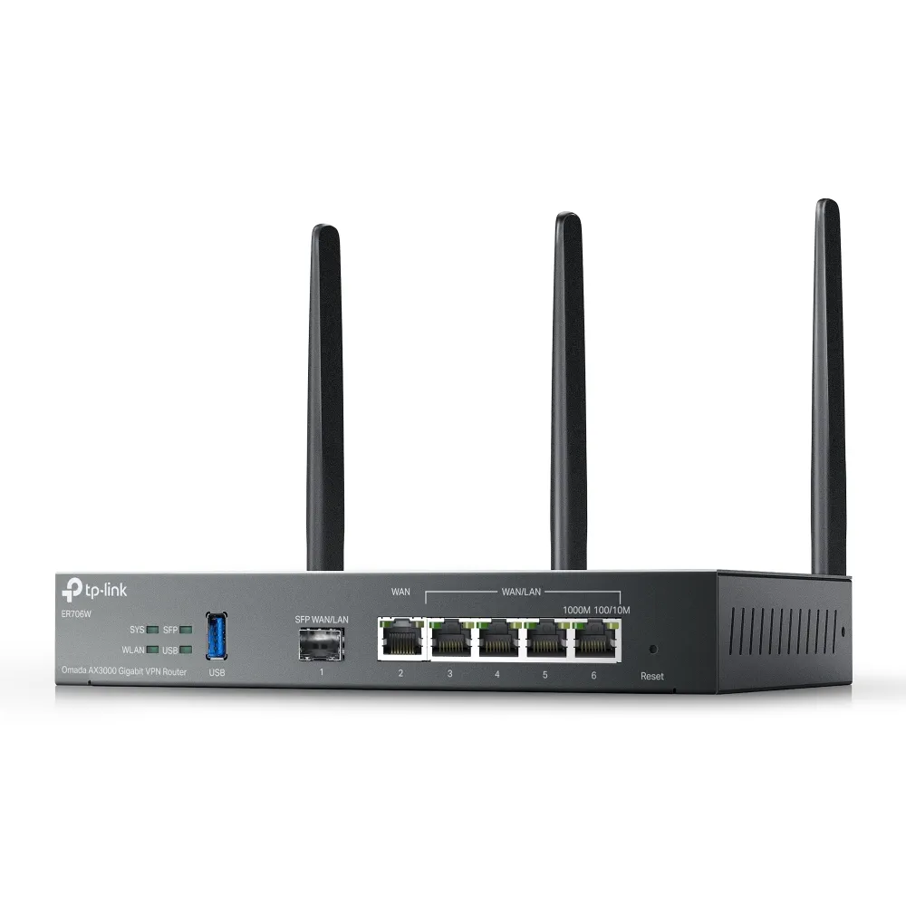 TP-Link Omada ER706W WLAN-Router Gigabit Ethernet Dual-Band (2,4 GHz/5 GHz) Schwarz – Bild 3