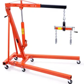 VEVOR Motorheber Motorkran 2t, Werkstattkran + Nivellierer für Motorheber 680 kg, Klappbarer Motorhalter Hochleistungsstahl Motorkran, Werkstatt Kran Getriebeheber Hebekran Ladekran Orange + Schwarz VEVOR Motorheber Motorkran 2t, Werkstattkran + Nivellierer für Motorheber 680 kg, Klappbarer Motorhalter Hochleistungsstahl Motorkran, Werkstatt Kran Getriebeheber Hebekran Ladekran Orange + Schwarz
