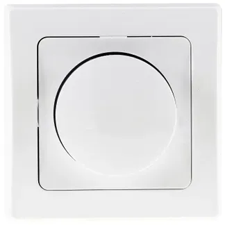 DELPHI Dimmer für elektronische Trafos 250V~/ 300W, inkl. Rahmen, UP, weiß DELPHI Dimmer für elektronische Trafos 250V~/ 300W, inkl. Rahmen, UP, weiß