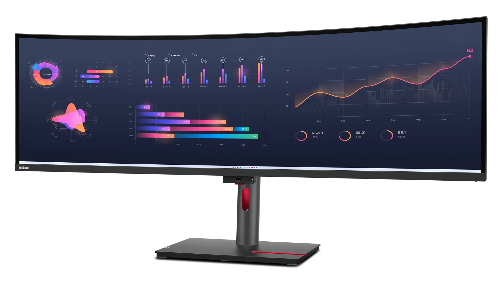 Lenovo ThinkVision P49w-30 Monitor – Bild 3