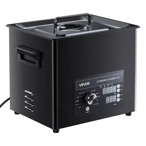 VEVOR Ultraschallreiniger professionelles Ultraschallreinigungsgerät mit Drehknopfsteuerung 10 L, Reinigungsgerät mit Korb & Reinigungskugel, Ultraschallgerät für Uhren Rasierer Schmuck Münzen – Bild 10