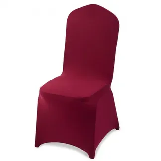 VEVOR Stuhlhussen Stuhlbezug 50 Stk. waschbarer & abnehmbarer Stuhlüberzug aus Polyester-Spandex für Hochzeitsfeiern Esszimmerbankette Restaurant, passend für Stühle (51 x 45 x 95 cm) Burgunderrot VEVOR Stuhlhussen Stuhlbezug 50 Stk. waschbarer & abnehmbarer Stuhlüberzug aus Polyester-Spandex für Hochzeitsfeiern Esszimmerbankette Restaurant, passend für Stühle (51 x 45 x 95 cm) Burgunderrot