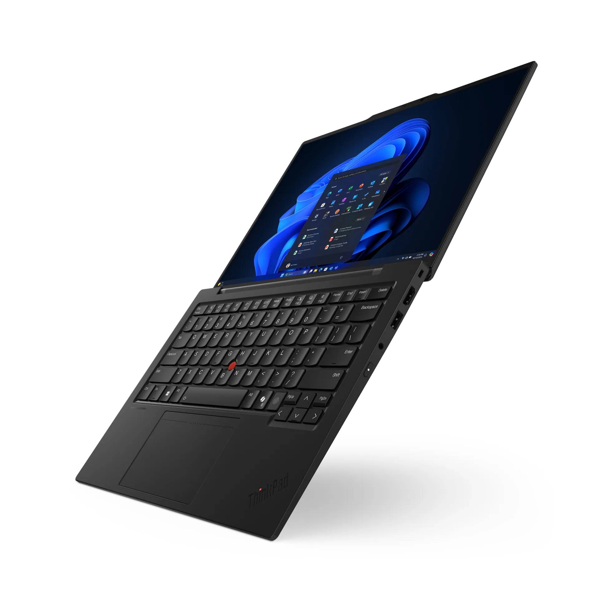 Lenovo ThinkPad X1 Carbon Gen 13 Aura Edition Copilot+ PC Intel Core Ultra 7 258V Laptop 35,6 cm (14") 2.8K 32 GB LPDDR5x-SDRAM 1 TB SSD Wi-Fi 7 (802.11be) Windows 11 Pro Deutsch Schwarz – Bild 6