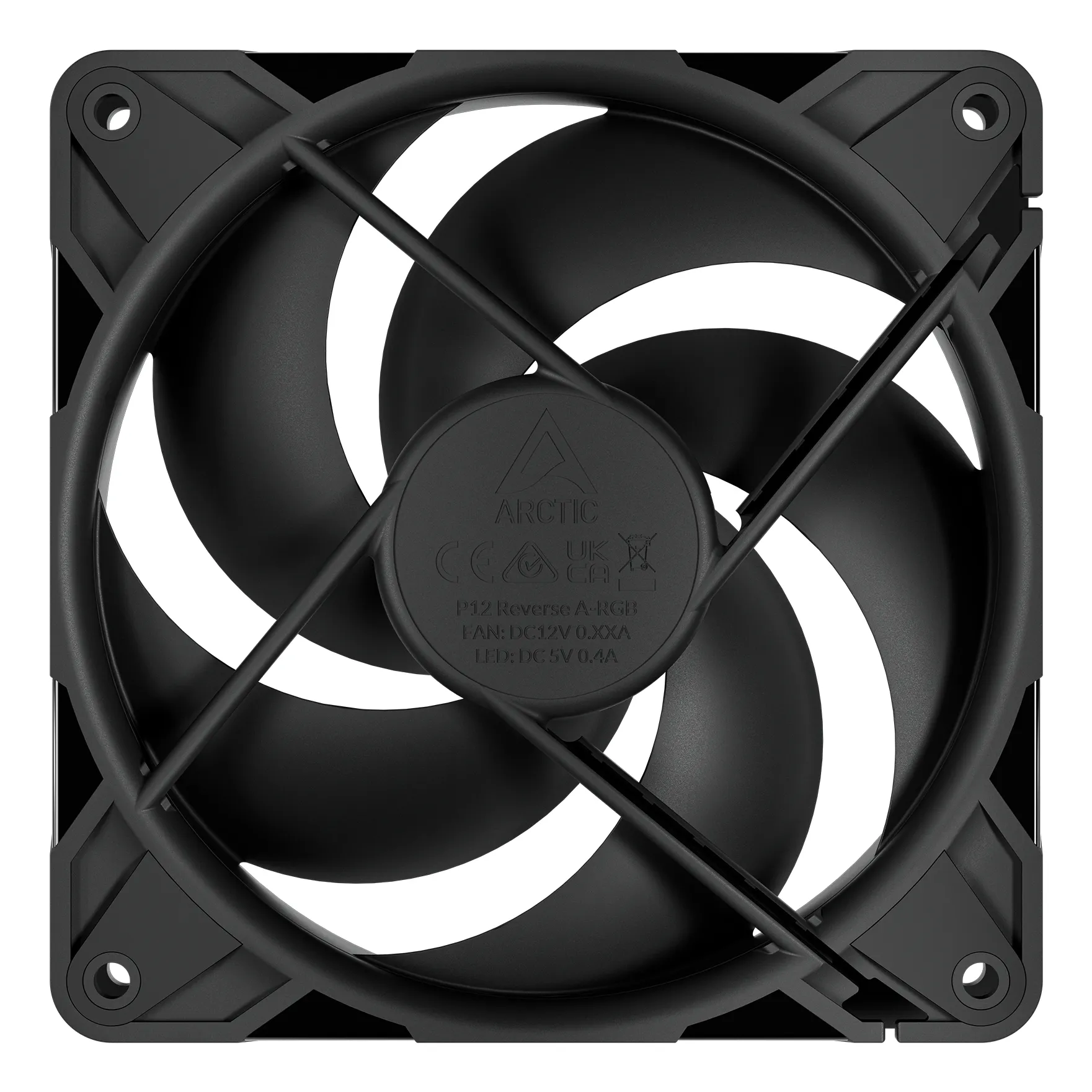 ARCTIC Freezer P12 Pro Reverse - 120 mm A-RGB PWM-Lüfter mit Kabelsplitter – Bild 3