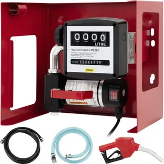 VEVOR Dieselpumpe Heizölpumpe 40L, 155W Selbstansaugende Ölpumpe, 2800U/min Motordrehzahl Ölabsaugpumpe Selbstansaugend, 20 kg Diesel Kraftstoff-Umfüllpumpe, Zählwerk Automatik Pumpe für Biokraftstoff VEVOR Dieselpumpe Heizölpumpe 40L, 155W Selbstansaugende Ölpumpe, 2800U/min Motordrehzahl Ölabsaugpumpe Selbstansaugend, 20 kg Diesel Kraftstoff-Umfüllpumpe, Zählwerk Automatik Pumpe für Biokraftstoff