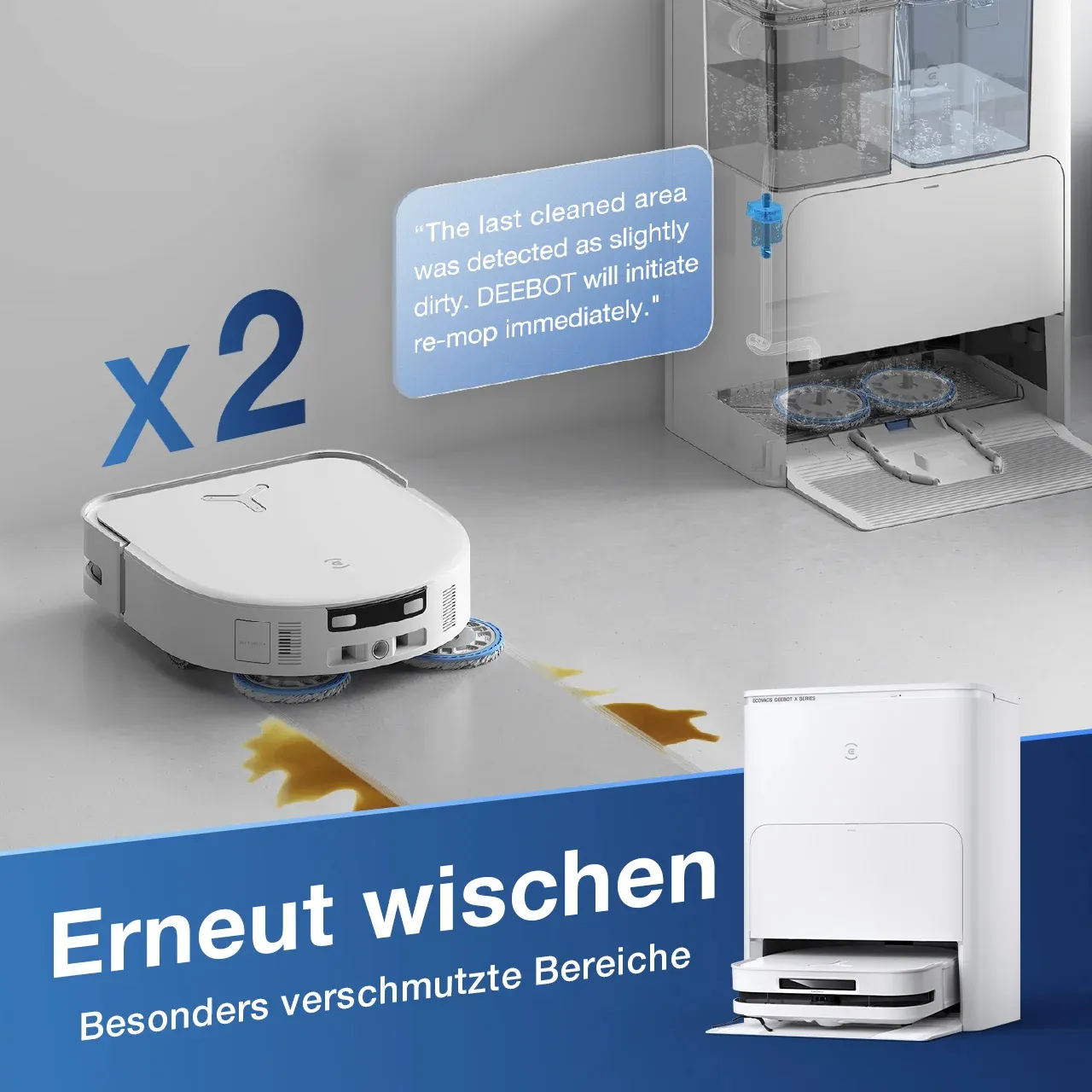 Ecovacs Deebot X5 Omni Weiß – Bild 7