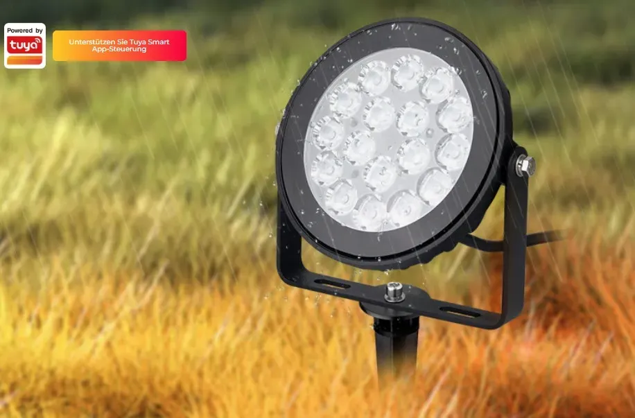 MiBoxer FUTC02ZR LED Garten Lampe 9W RGB-WW (RGB-CCT) mit Funk und WLAN IP65 Zigbee 3.0 + 2,4 GHz – Bild 4