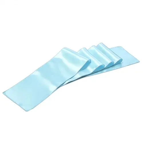 VEVOR Satin-Stuhlschärpen mit Schleifen (275x17 cm) 100 Stk. Stuhlbänder zum Binden, Stuhlbänder für Hochzeiten Partys Bankett Dekorationen Veranstaltungen Bankettstuhlbezüge, Stuhlschleifen Blau – Bild 10