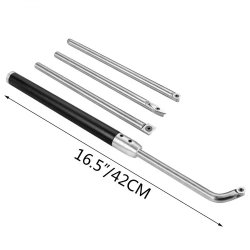 VEVOR Stechbeitel Set 12 mm, Stemmeisen Holz mit Grifflänge 295 mm, Stechbeitel (1+4 )PCS, Tranchiermesser mit Wellenlänge 250 mm, Beitel Holz für Holzdrehmaschinen – Bild 7