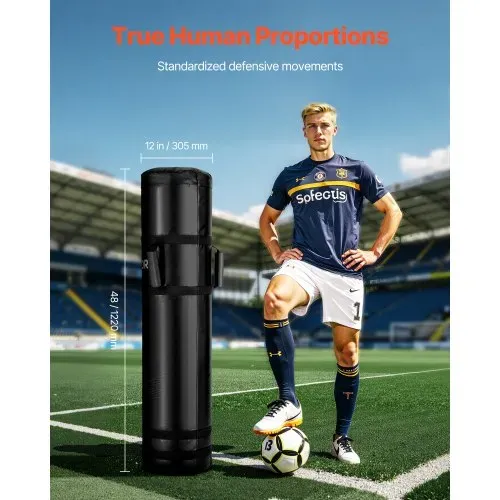 VEVOR Fußball Tackling Dummy hochdichter Schwamm-Blockierpad-Ausrüstung () zum Üben, robuste Tackle-Dummies mit Griffen, ideal für Kontaktübungen, Kampfsport, Sporttraining, 1 Stück VEVOR Fußball Tackling Dummy hochdichter Schwamm-Blockierpad-Ausrüstung () zum Üben, robuste Tackle-Dummies mit Griffen, ideal für Kontaktübungen, Kampfsport, Sporttraining, 1 Stück