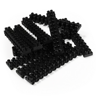 Lüsterklemme McPower, 12 Klemmen, 4,5mm², 5A, schwarz, 10er-Pack Lüsterklemme McPower, 12 Klemmen, 4,5mm², 5A, schwarz, 10er-Pack