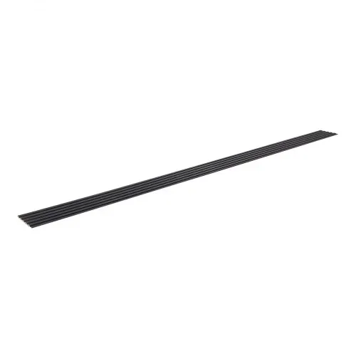VEVOR Akustikplatte, Akustikpaneele, 2450x166mm, WPC-Akzent-Holzwandpaneele für moderne Innenwände, Kunstholz-Wandplatten für stilvolles Dekor und Geräuschreduzierung, Mattschwarz, 8er-Set – Bild 9