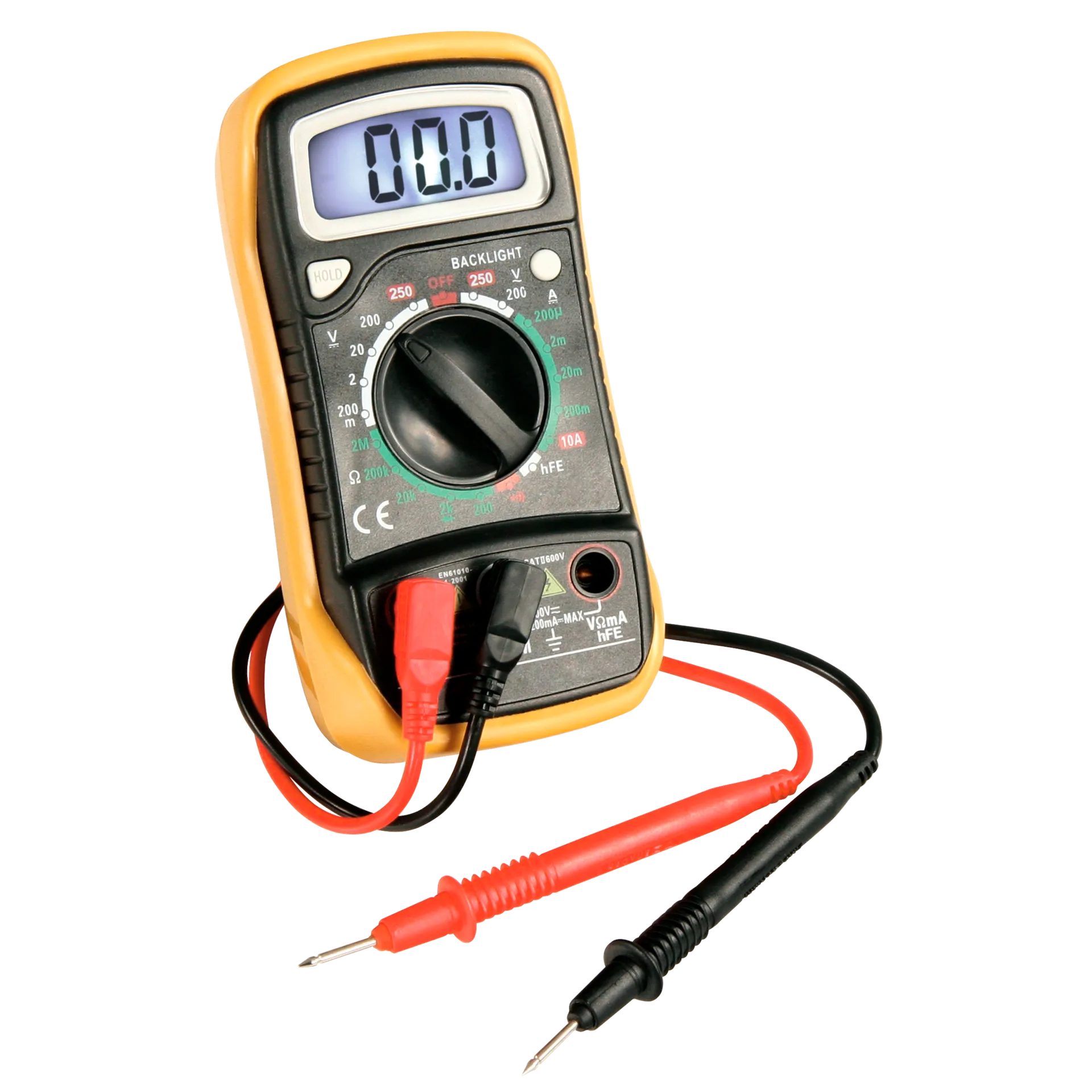 Digitalmultimeter McPower ''M-730L'', DataHold-Funktion, Beleuchtung – Bild 2