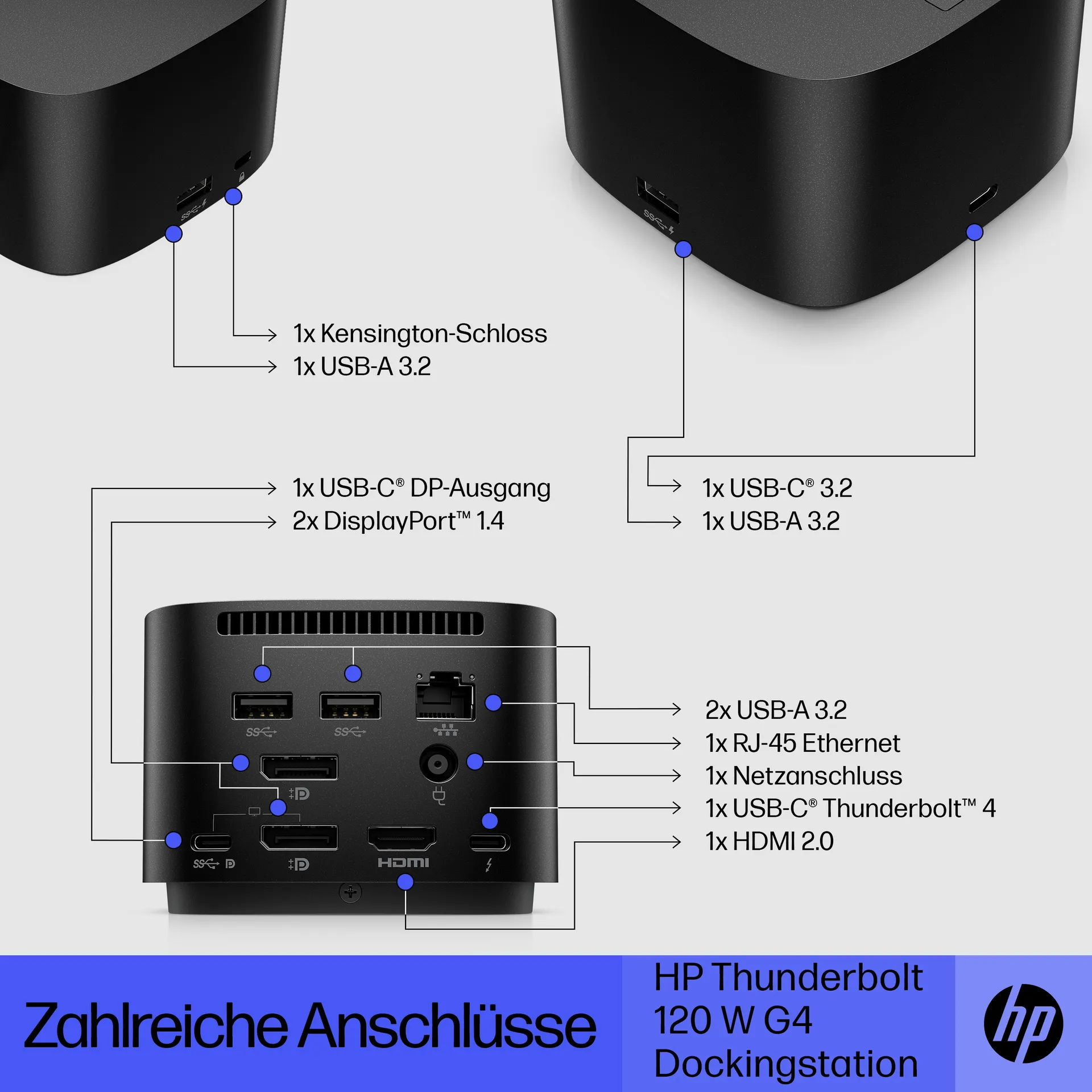 HP Thunderbolt Dock 120 W G4 – Bild 5