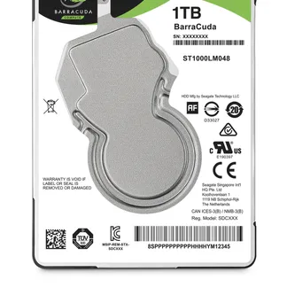 Seagate Barracuda 2.5″ Interne Festplatte 1 TB 5400 RPM 128 MB 2.5″ Serial ATA III Seagate Barracuda 2.5″ Interne Festplatte 1 TB 5400 RPM 128 MB 2.5″ Serial ATA III