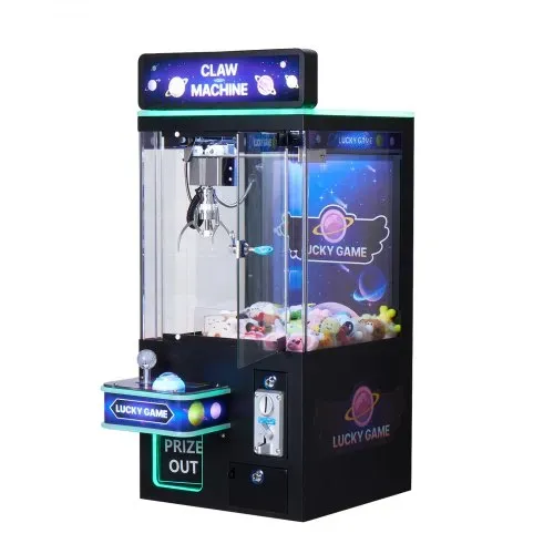 VEVOR Greifautomat, Spielautomat, mittelgroßer Arcade-Spielautomat mit Licht & Ton, verstellbaren Stahlkrallen, Gewinnautomat, Greifer, Verkaufsspielzeug, für kommerzielles Heimkino, Schwarz-Lila – Bild 9