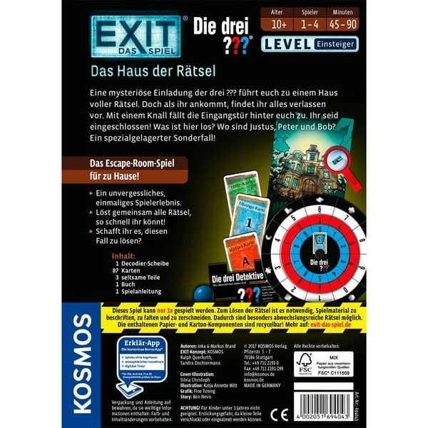 Kosmos 694043 Brettspiel Abzug – Bild 3