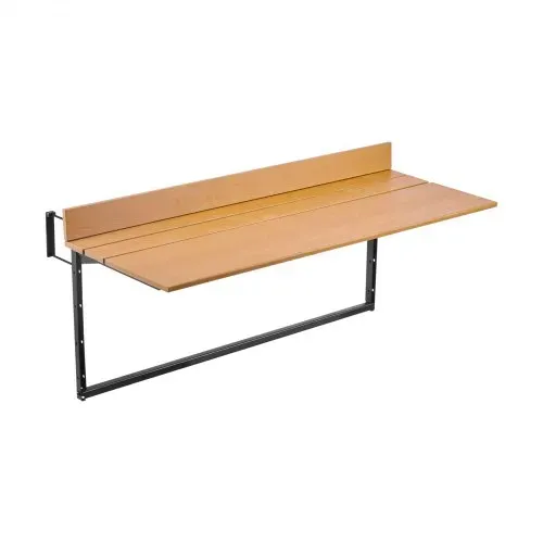 VEVOR Balkon-Hängetisch, 1000x345mm, klappbarer Balkonhängetisch, Klapptisch für Geländer im Freien, 5-stufig verstellbar, passend für Geländer von 1 bis 3,7 Zoll, Serviertisch für Terrasse und Deck – Bild 8