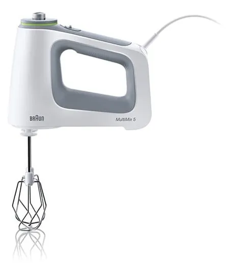 Braun MultiMix 5 HM 5137 Handmixer 750 W Grau, Weiß Braun MultiMix 5 HM 5137 Handmixer 750 W Grau, Weiß