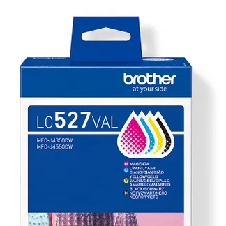 Brother LC527VAL Druckerpatrone 4 Stück(e) Original Schwarz, Cyan, Magenta, Gelb Brother LC527VAL Druckerpatrone 4 Stück(e) Original Schwarz, Cyan, Magenta, Gelb