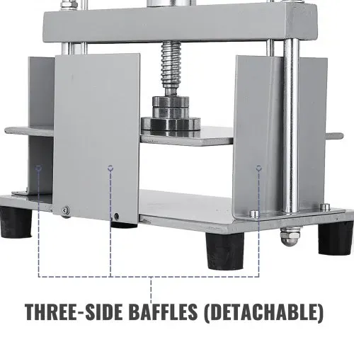VEVOR Manuelle Papierpresse, 305 x 228,6 mm für Papier im A4-Format, Flachpresse, 10 cm Dicker Stahlrahmen, manuelle Flachpapierpresse, Buchpresse zur Papierherstellung – Bild 5