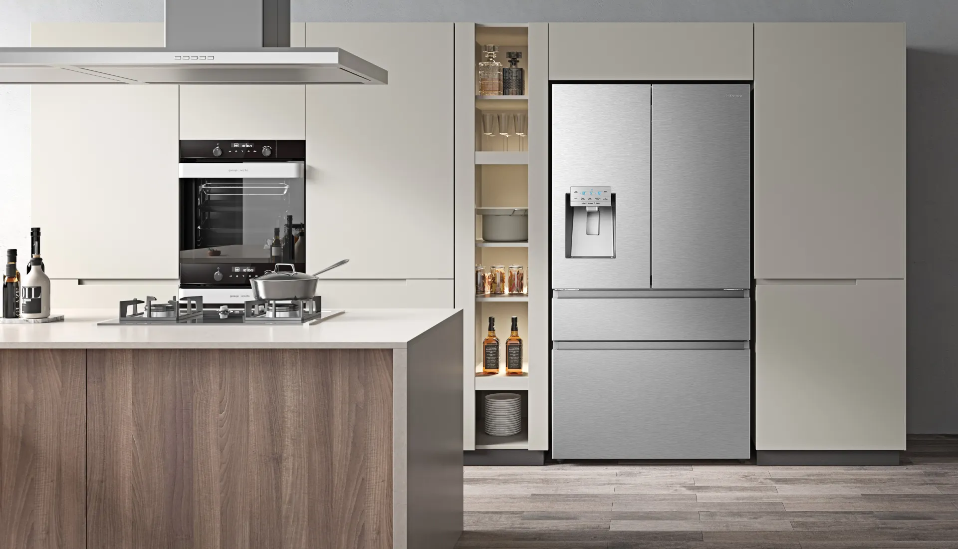 Hisense Kühlschrank mit French Door Design RF728N4SASE BK770 – Bild 7