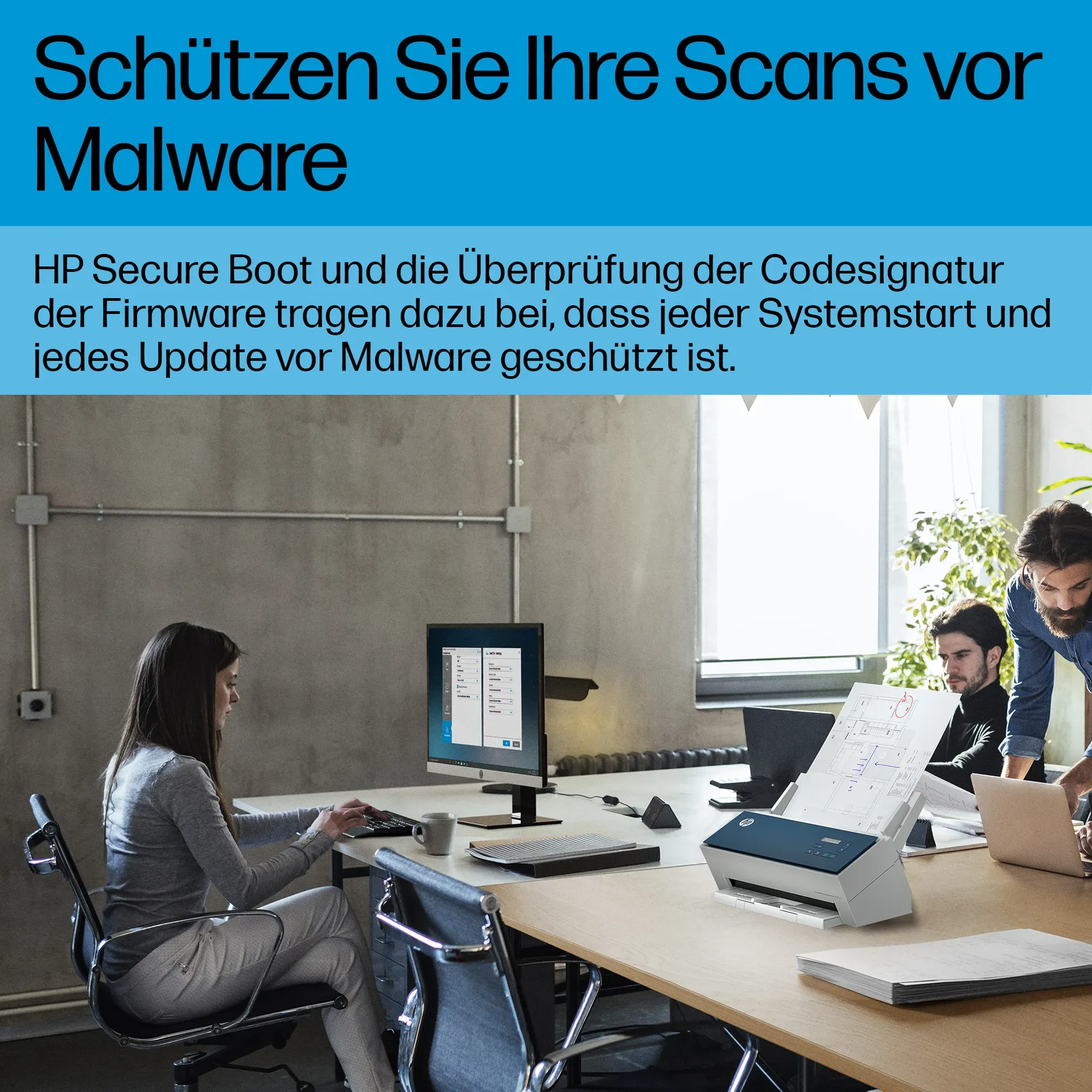 HP ScanJet Enterprise Flow 9000 s1 Scanner mit Vorlageneinzug 600 x 600 DPI A3 Blau, Weiß – Bild 5