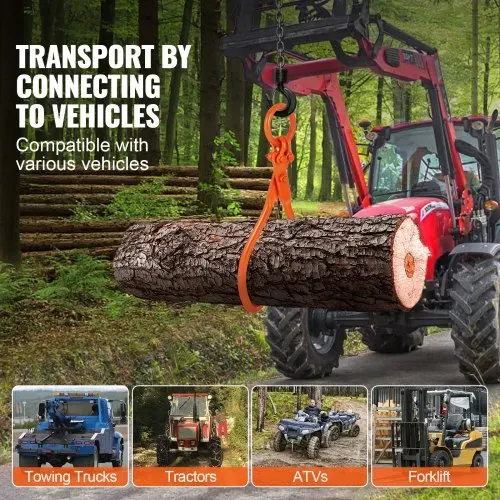 VEVOR Holzrückezange, 45,72 cm, 2-Klauen-Holzhebezange, strapazierfähig, 350,17 kg – Bild 4