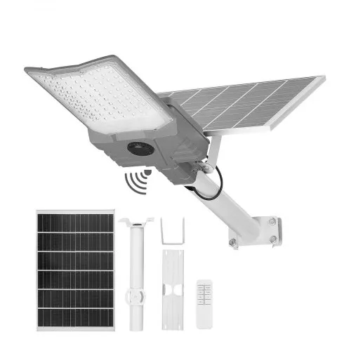 VEVOR Solar Straßenlaterne 900000 LM, Straßenlampe 12000 W, mit Dämmerungssensor, geteilte LED-Flutlicht-Solarleuchte mit Funkfernbedienung, Gartenlampe, IP65 wasserdicht, für Einfahrten & Höfe VEVOR Solar Straßenlaterne 900000 LM, Straßenlampe 12000 W, mit Dämmerungssensor, geteilte LED-Flutlicht-Solarleuchte mit Funkfernbedienung, Gartenlampe, IP65 wasserdicht, für Einfahrten & Höfe