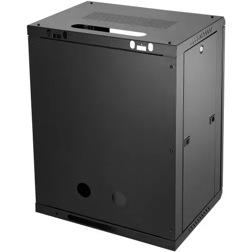 VEVOR 15U Serverschrank zur Wandmontage, 500 lbs Max. Tragkraft am Boden, Netzwerk-Rack-Gehäuse mit Lenkrollen, abschließbarer Tür aus gehärtetem Glas, Q235 Kohlenstoffstahl für IT-Ausrüstung A/V-Geräte – Bild 9
