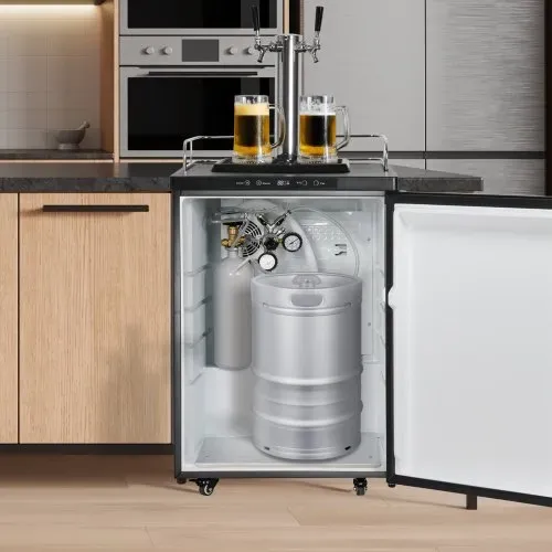 VEVOR CO2-Tank (2 kg) CO2 Flasche aus legiertem Stahl, CO2-Lufttank mit grauer Sprühbeschichtung, DIN477-Ventil, Griff und einstellbarem Druck, TÜV-geprüfter Gaszylinder für Fassbierausschank ohne CO₂ – Bild 7