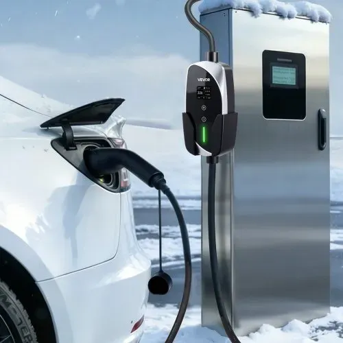 VEVOR Mobile Wallbox, 7,4 kW, 32 A, Typ 2 Ladestation, Tragbares Einphasig-Ladegerät mit 6 m Ladekabel, CEE-Stecker, LCD-Bildschirm, IP66-Steuereinheit, Stromversorgung für Elektrofahrzeuge – Bild 7