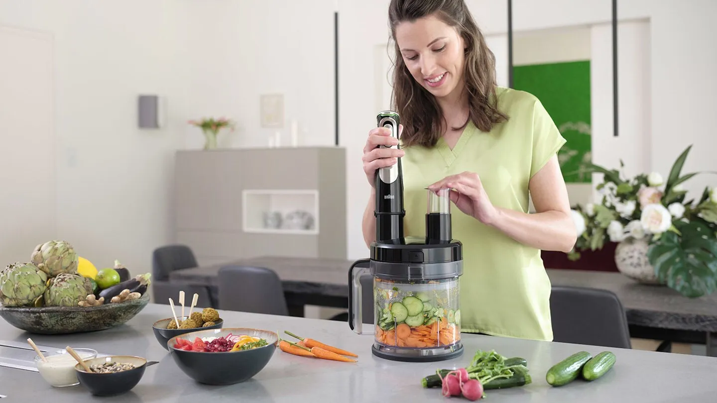 Braun MultiQuick 9 MQ 9187XLI 0,6 l Pürierstab 1200 W Schwarz, Edelstahl – Bild 7