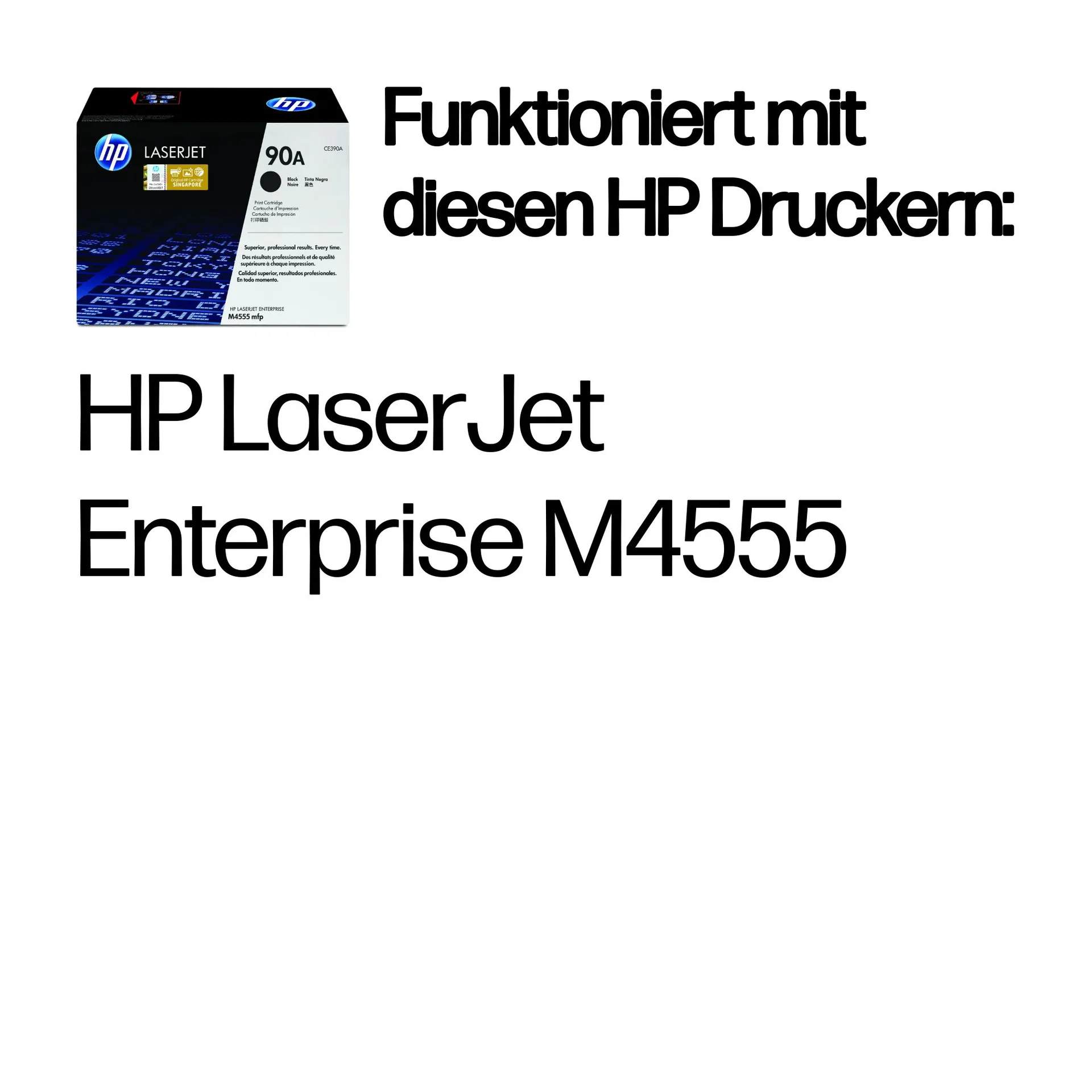 HP 90A Schwarz Original LaserJet Tonerkartusche – Bild 2