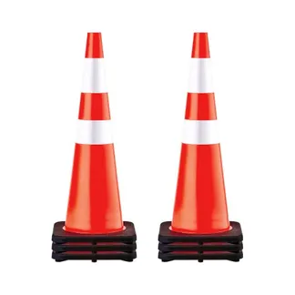 VEVOR 6er-Pack 36-Zoll-Verkehrskegel, Sicherheits-Straßenparkkegel mit schwarzer beschwerter Basis, Orangefarbene PVC-Verkehrssicherheitskegel, Gefahrenkegel VEVOR 6er-Pack 36-Zoll-Verkehrskegel, Sicherheits-Straßenparkkegel mit schwarzer beschwerter Basis, Orangefarbene PVC-Verkehrssicherheitskegel, Gefahrenkegel