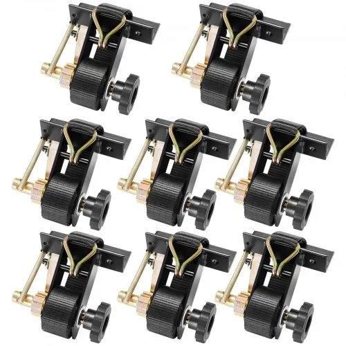 VEVOR Spanngurte für Leitergestell, schwarze Vierkantrohrbefestigung, 38 mm breit x 2,25 m lang, Ratschengurte mit doppelten J-Haken, 226,8 kg Traglast, mit Schnallenverschluss (8er-Pack) VEVOR Spanngurte für Leitergestell, schwarze Vierkantrohrbefestigung, 38 mm breit x 2,25 m lang, Ratschengurte mit doppelten J-Haken, 226,8 kg Traglast, mit Schnallenverschluss (8er-Pack)