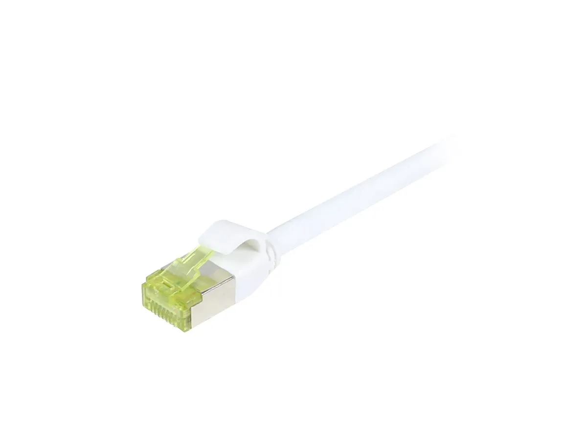 Patchkabel RJ45, CAT6A 500Mhz, 0.15m, weiss, S-STP(S/FTP), slimline rund d=4,5mm, TPE/LSZH(Superflex), AWG28, mit CAT7 Rohkabel, Synergy 21 Patchkabel RJ45, CAT6A 500Mhz, 0.15m, weiss, S-STP(S/FTP), slimline rund d=4,5mm, TPE/LSZH(Superflex), AWG28, mit CAT7 Rohkabel, Synergy 21