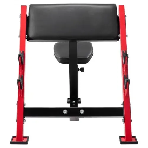VEVOR Preacher Curl Bank Krafttrainingsbänke (Max. Belastung 300 kg), Fitnessgerät für das Heim-Fitnessstudio, isolierte Langhantelsstation Bizepsstation mit sitzendem Arm, verstellbare Hantelbank – Bild 8