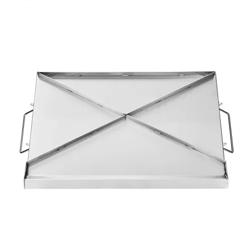 VEVOR Grillplatte Grillpfanne Edelstahl universelle rechteckige Platte (585 x 365 mm) mit flacher Oberseite, Gasgrill-Grillplatte für BBQ-Grill Teppanyaki, tragbares Familienkochgeschirr mit Griff – Bild 10