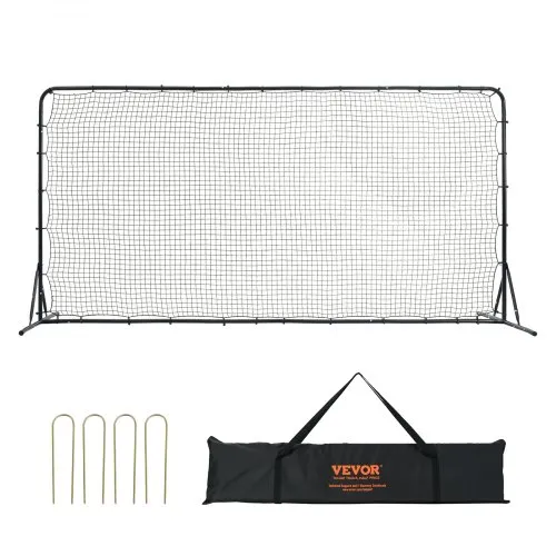 VEVOR Fußball Rebounder Kickback Tor Rückprallwand 366x121cm Einstellbar VEVOR Fußball Rebounder Kickback Tor Rückprallwand 366x121cm Einstellbar