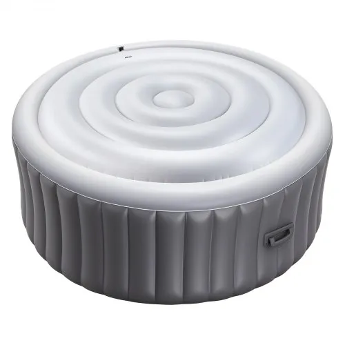 VEVOR aufblasbare Abdeckung, 137 cm runder Abdeckungsschutz, isolierte Spa-Abdeckungen, wetterfester und wasserfester Energiespardeckel für den Außenbereich, weiß VEVOR aufblasbare Abdeckung, 137 cm runder Abdeckungsschutz, isolierte Spa-Abdeckungen, wetterfester und wasserfester Energiespardeckel für den Außenbereich, weiß