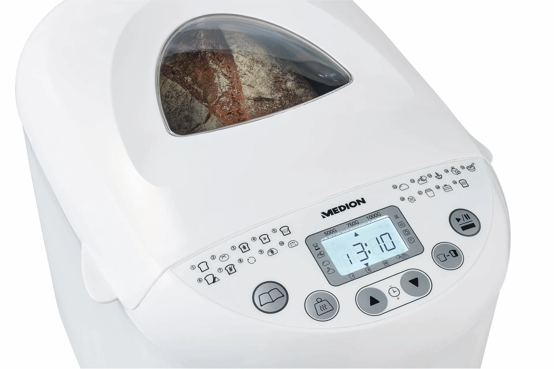 MEDION MD 11011 Brotbackmaschine 550 W Weiß – Bild 4