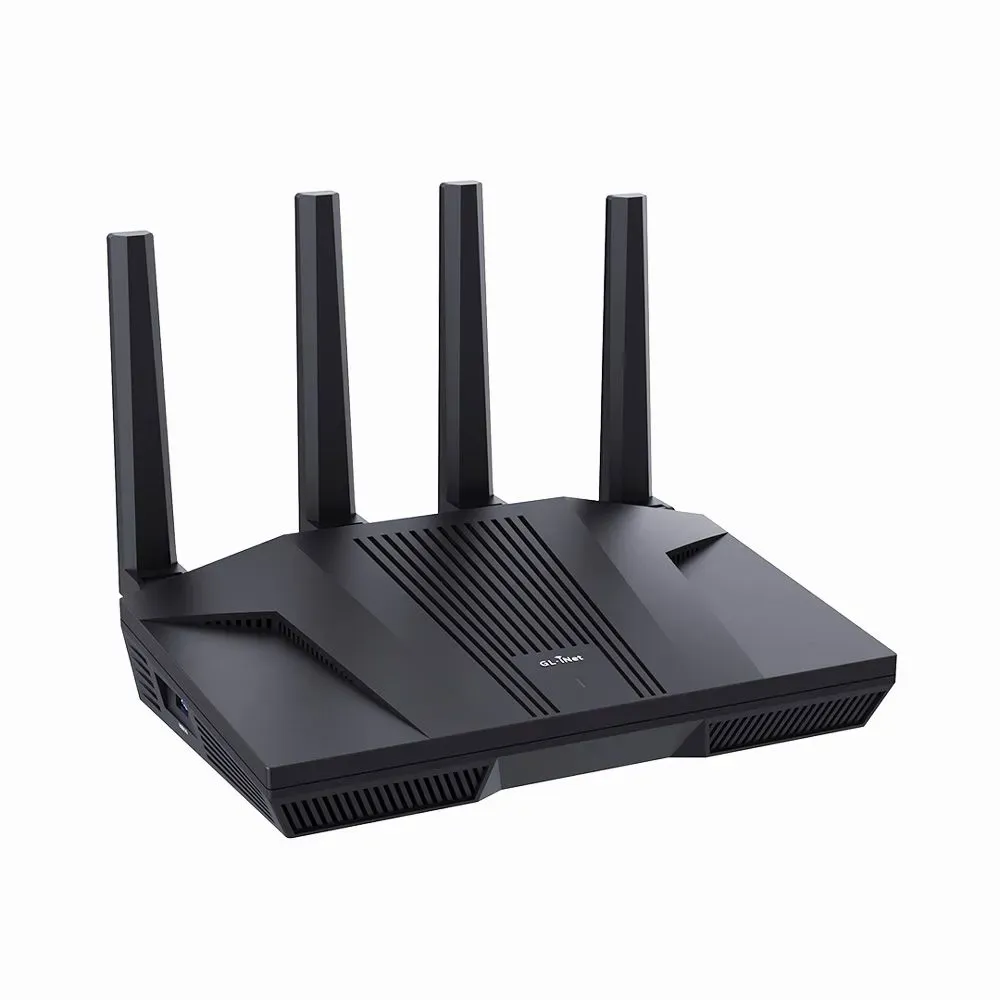 GL.iNet Wireless Router WIFI6 • AX6000 • 4×4 • 2.5GbE • High-Performance Home Router „OpenWRT“ / Flint 2 GL.iNet Wireless Router WIFI6 • AX6000 • 4×4 • 2.5GbE • High-Performance Home Router „OpenWRT“ / Flint 2