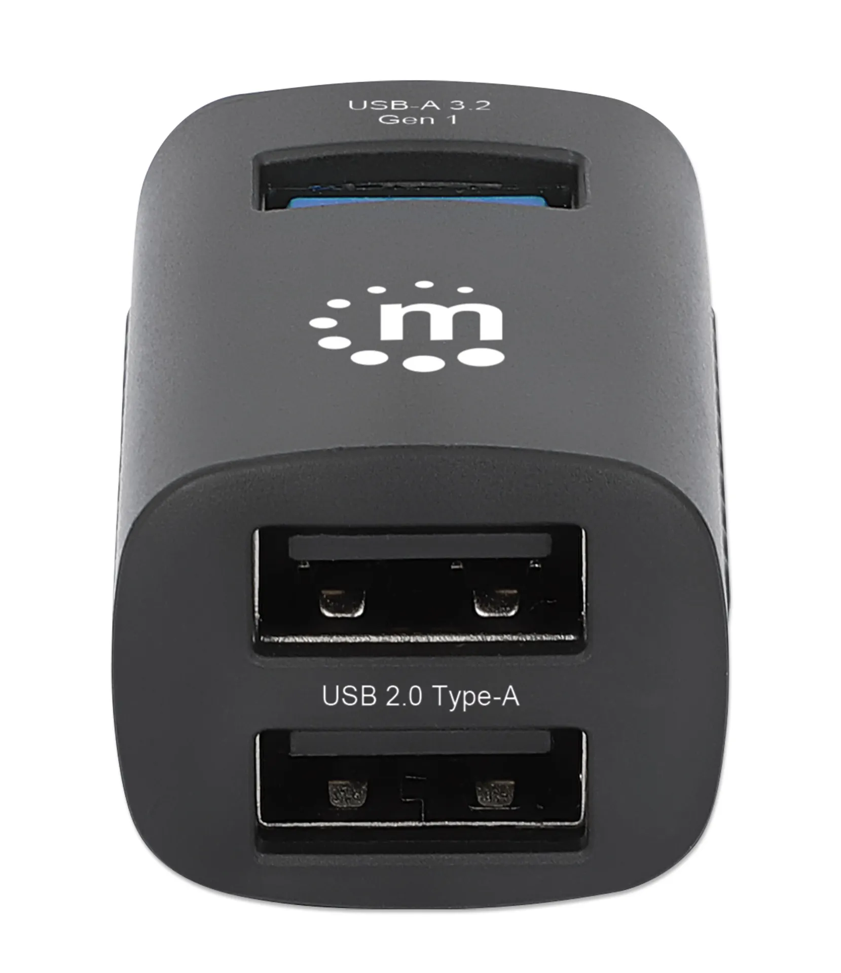 Manhattan 180993 Schnittstellen-Hub USB 3.2 Gen 1 (3.1 Gen 1) Type-C 5000 Mbit/s Schwarz – Bild 4